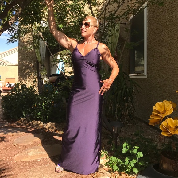Vintage TRILOGY purple Maxi Dress - Picture 5 of 8